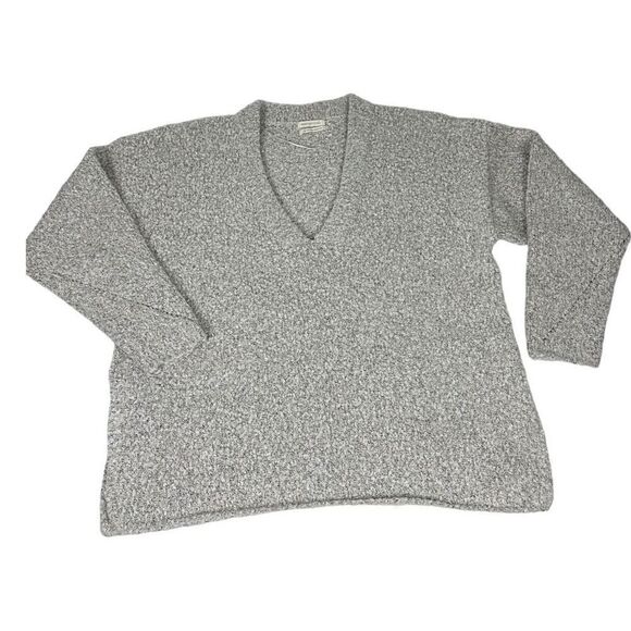 Urban Outfitters Rosie Cozy V-Neck Pullover Side Vent Sweater Size Large - Picture 3 of 14